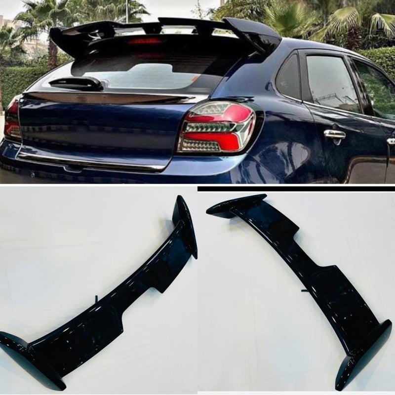 AUTO MT Baleno Fronx Monster Spoiller Rear Spoiller ABS Racing Spoiller Wiing Car Spoiller Wings Rear Roof Trunk Lid Exterior Tuning Accessories Parts SUV Monster Spoiller for Car Decoration - Image 1