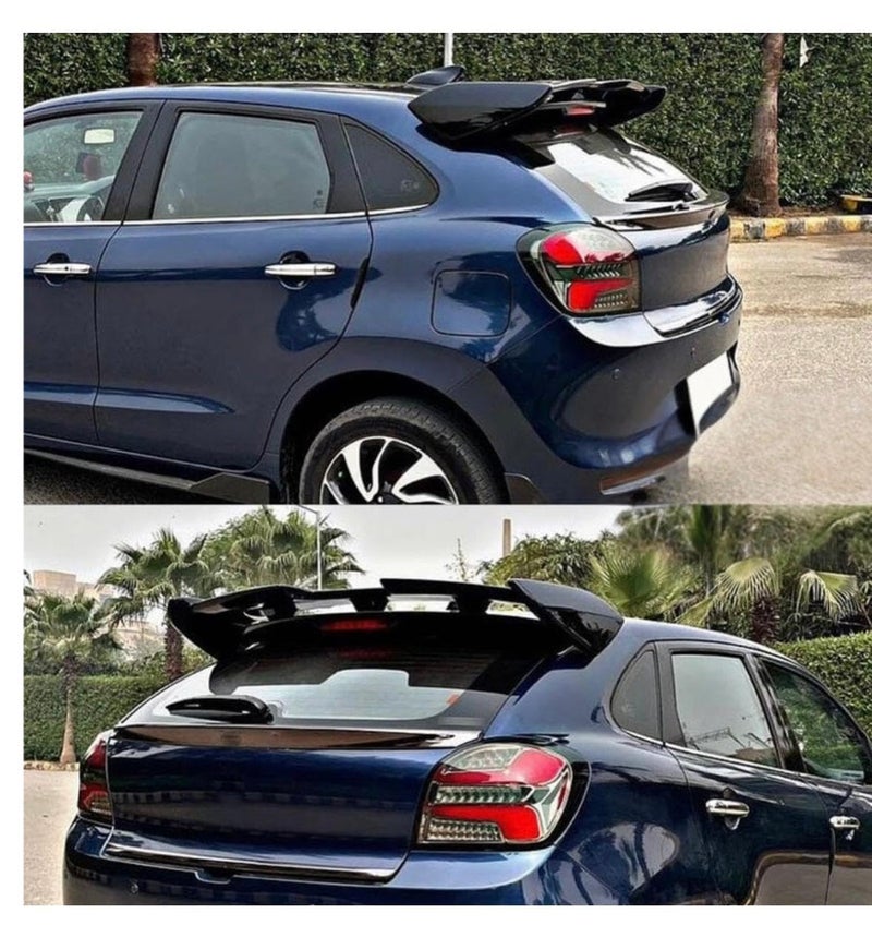 AUTO MT Baleno Fronx Monster Spoiller Rear Spoiller ABS Racing Spoiller Wiing Car Spoiller Wings Rear Roof Trunk Lid Exterior Tuning Accessories Parts SUV Monster Spoiller for Car Decoration - Image 3