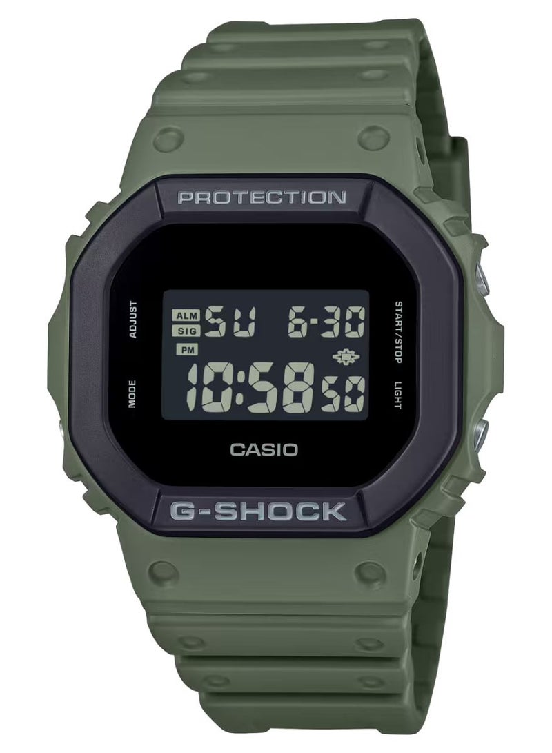 G-SHOCK Casual Green Digital Men's Watch - DW-5610UU-3DR  - Image 1