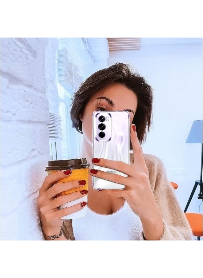 Shockproof Clear Case Compatible with Oppo Reno 12 Pro 5G - Image 4