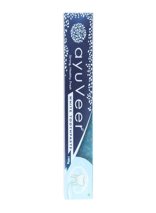Ayuveer White Toothpaste, Keeps Teeth Strong, Healthy & Fresh, 100 G | Pack of 4 - Image 5