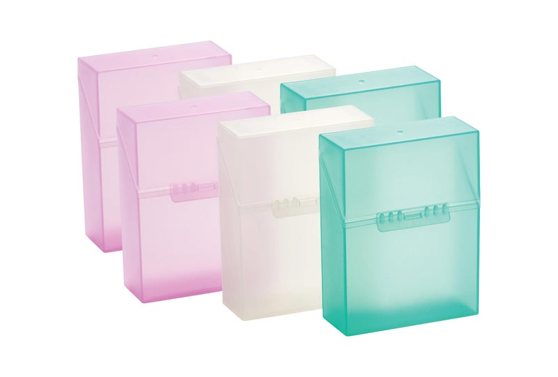 LockerMate By Bostitch Crayon Storage Box Protects 24 Crayons, Pack of 6