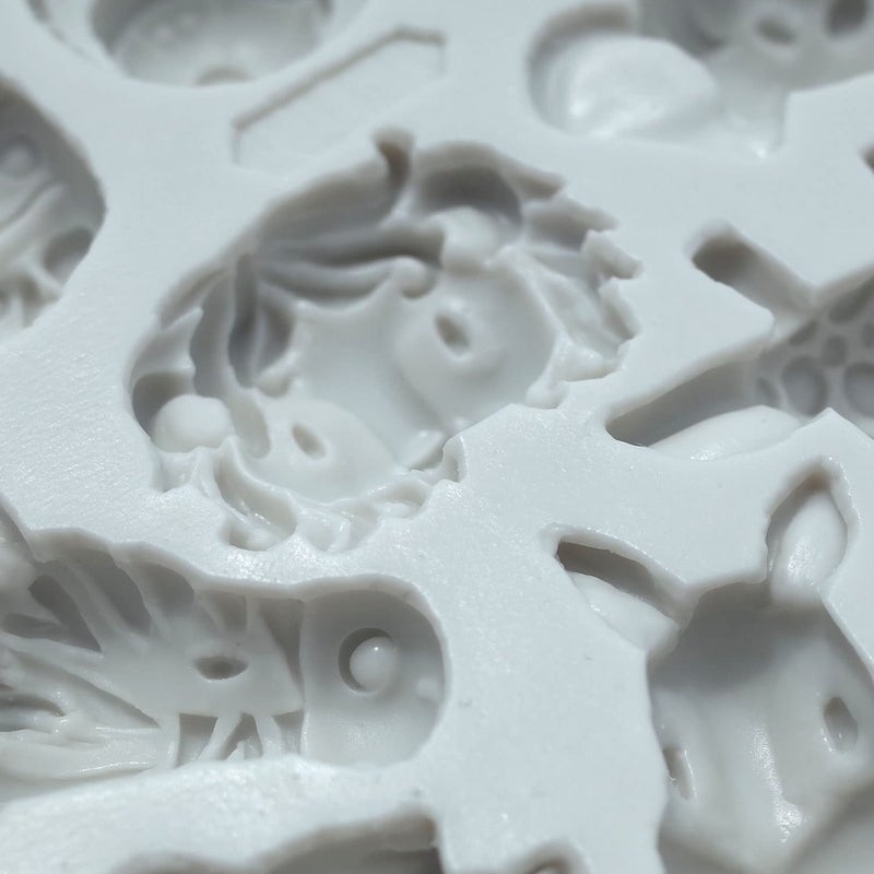 ScivoKaval Jungle Safari Animal Cake Mold and Tropical Leaf Fondant Silicone Mold Cupcake Decoration Palm Leaves and Cake Decoration 2 Pcs Tropical Theme Baking Molds for Birthday Baby Shower Party - Image 2