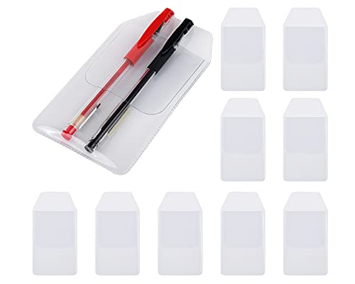 DS.DISTINCTIVE STYLE DS. DISTINCTIVE STYLE Shirt Pocket Protector 10 Pieces PVC Pocket Protectors for School Hospital Office Supplies - Image 1