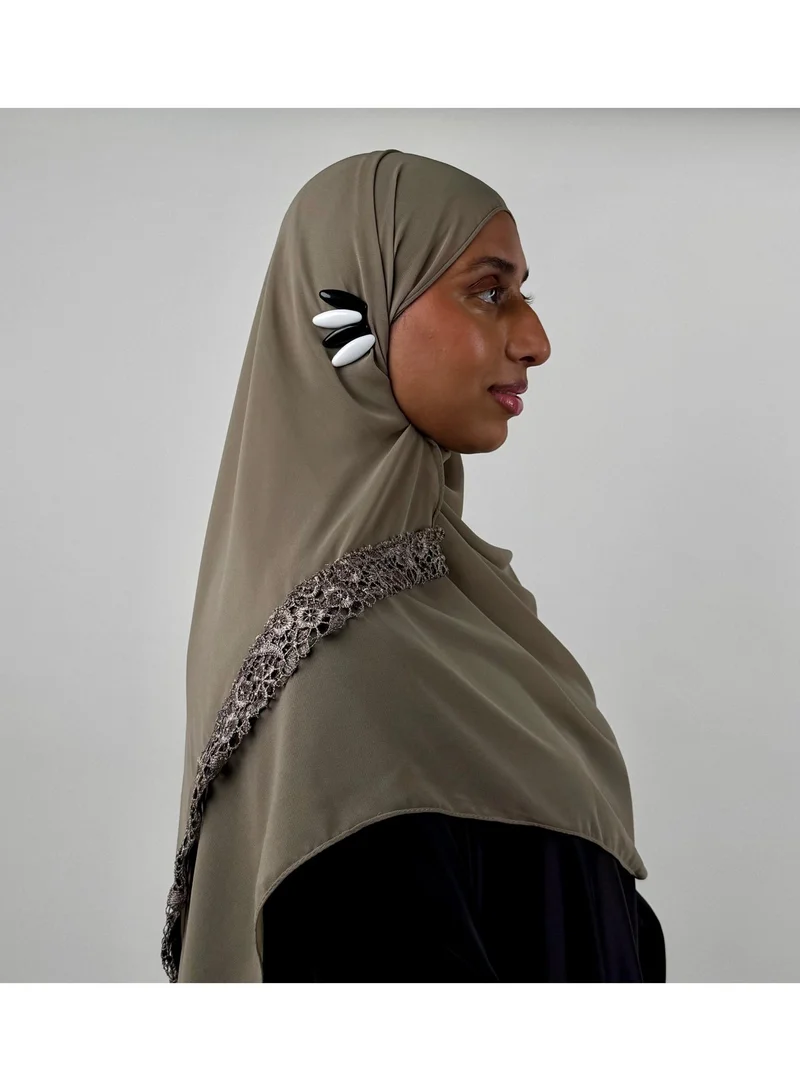جميلة طقم جميلات المتكامل لتنسيق وتثبيت الحجاب – يشمل بندانة، دبابيس ومغناطيس