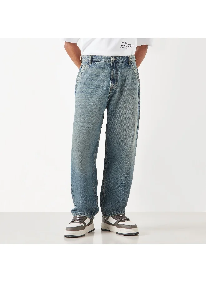 Lee Cooper Lee Cooper Solid Jeans with Pockets