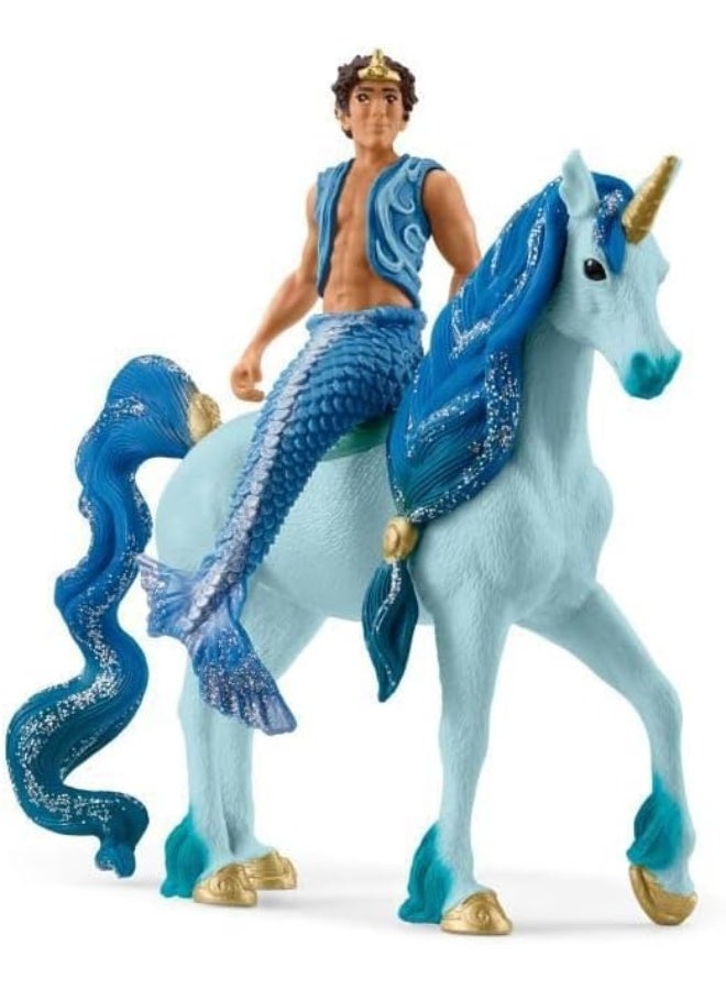Schleich شلايش 70718 بايالا 2 قطعة حورية البحر أريون مع تمثال وحيد القرن الأزرق - Image 4