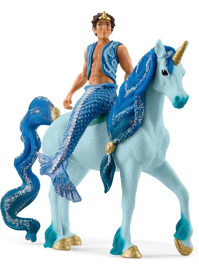 Schleich شلايش 70718 بايالا 2 قطعة حورية البحر أريون مع تمثال وحيد القرن الأزرق - Image 1