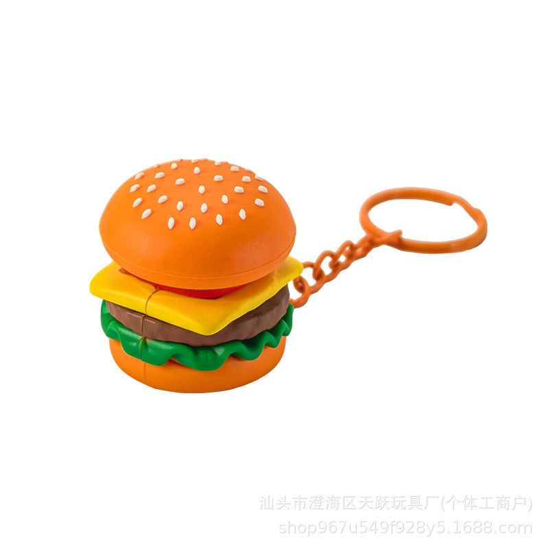 Cute Realistic Food Keychain Stress Relief Toy - Image 1