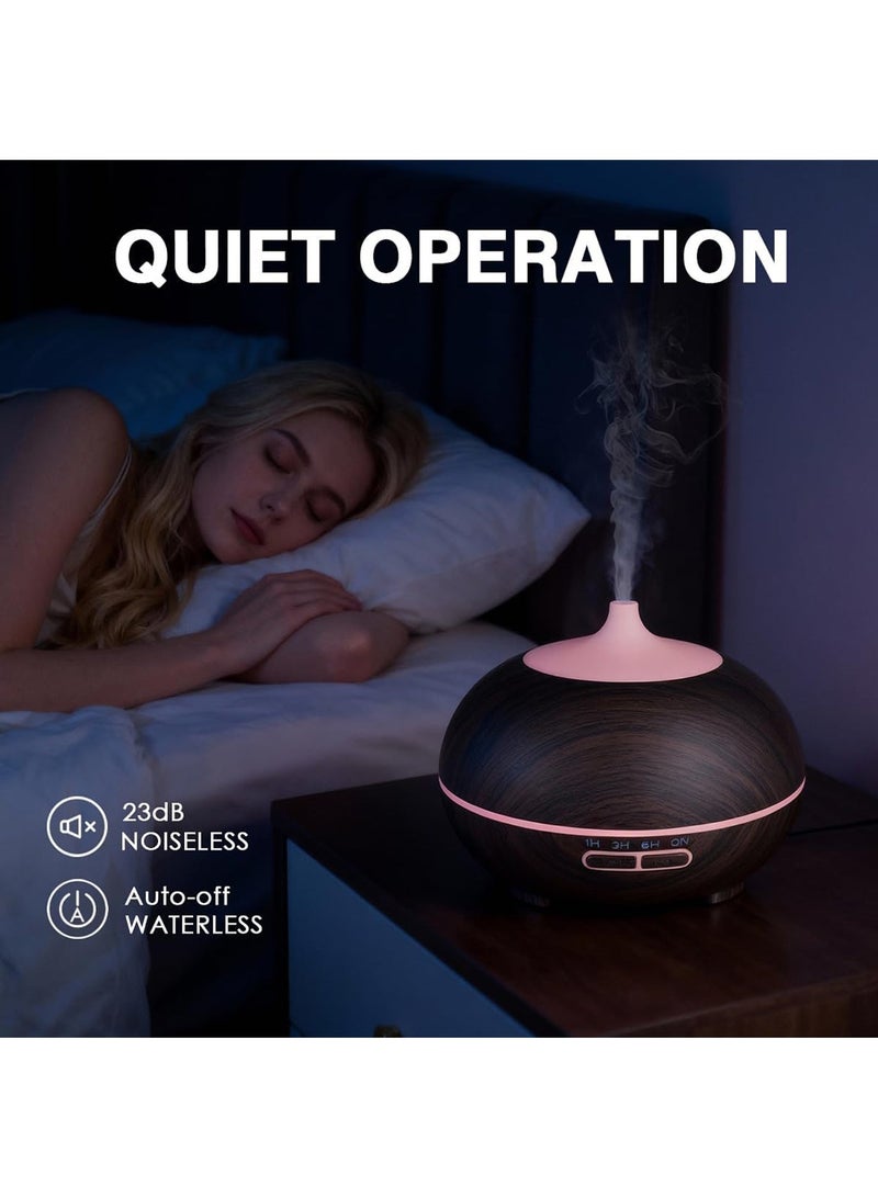 Mi VAZA 500ml Air Humidifier - Portable Miniature Essential Oil Diffuser - Moisturizing Machine - Fragrance Diffuser - 7-color Ambient Light - Auto Shut-Off - Image 5