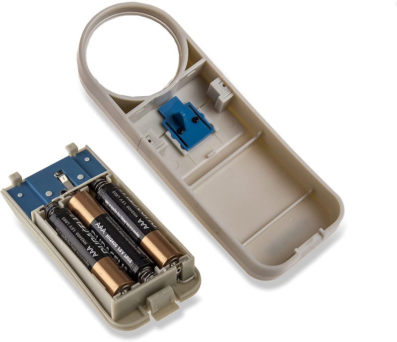 Carson Illuminated Hand Held 7x LED Lighted Aspheric Magnifier with 1.5'' Lens Diameter (SV-70),White (Pack of 1) - Image 4