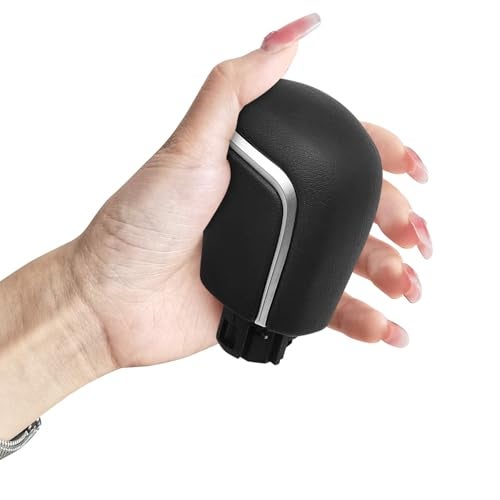 BLAKAYA Compatible with Toyota Camry 20182024 Corolla 20182023 Avalon 20192023 CHR 2022 2023 ABS Black Leather Silver Automatic Gear Shift Knob Lever Replace - Image 3
