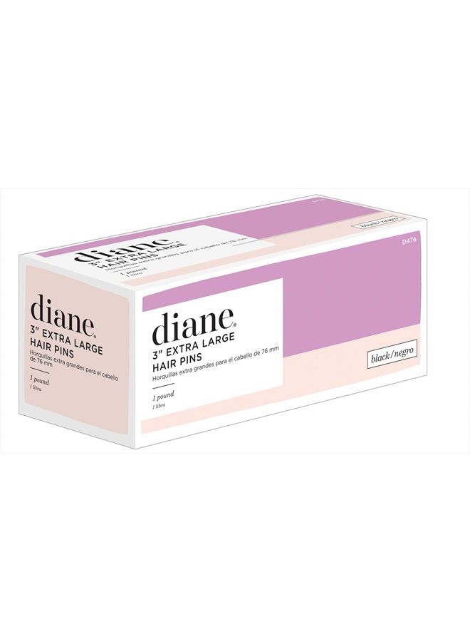 Diane Hair Pins, 3" Black, 1 lb. (Approximately 400 Pins) - Image 4