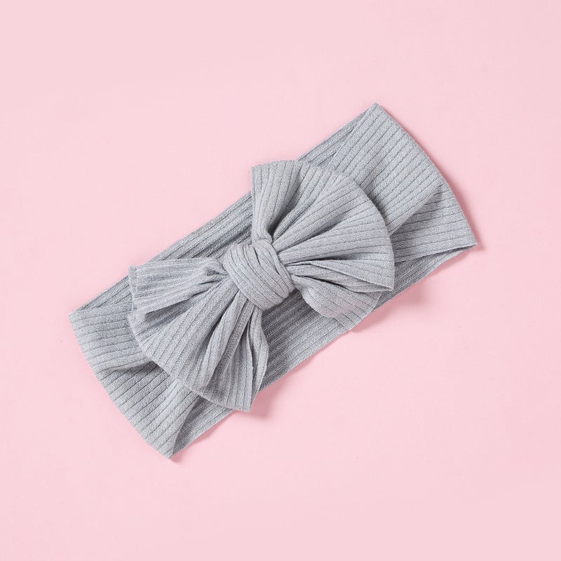 Generic European and American children's hair accessories bow headdress baby hair band handmade pit Guard Door baby headband in stock wholesale  - Image 3