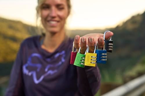 ABUS 145/30 C Aluminum Resettable Combination Padlock, 3 Dial, Orange - Image 4