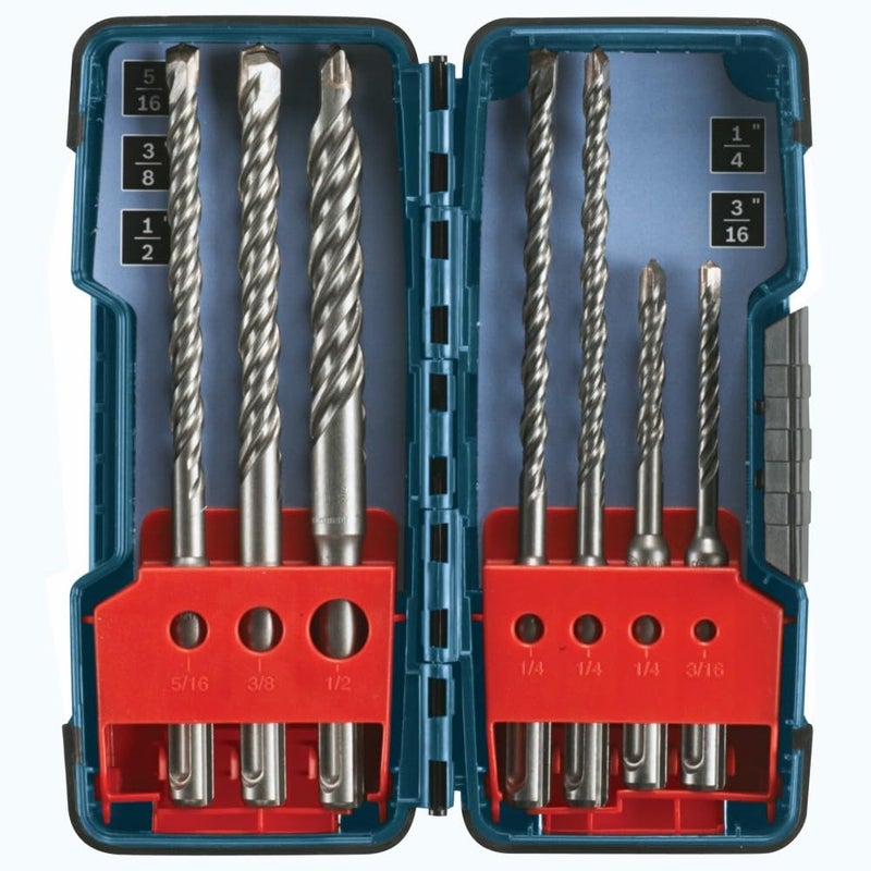 Bosch HCK001 7 pc. SDS-PlusÂ® Bulldogâ„¢ Rotary Hammer Bit Set - Image 1