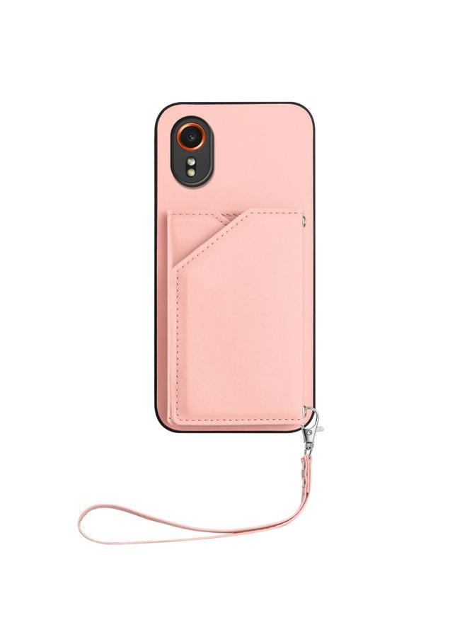 S-TOP Case For Samsung Galaxy Xcover 7 Skin Feel Four Card Slots Phone Case with Wrist Strap - Image 2