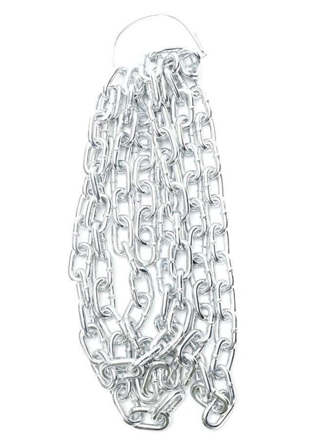 LAWAZIM Link Chain - 10mm 2.2m - Heavy Duty Welded Chain Links with Strong and Rust-Resistant Build -Ideal for Fence Hanging, Gate, Dog Walking, Hanging Lights, Garden, Outdoor Camping, & Workshop Use - Image 2