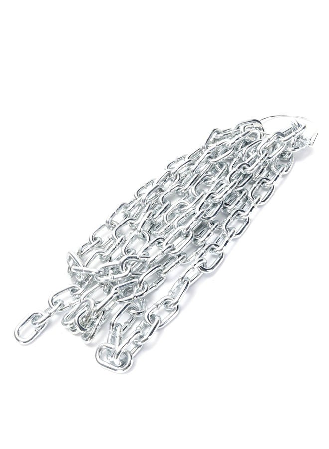 LAWAZIM Link Chain - 10mm 2.2m - Heavy Duty Welded Chain Links with Strong and Rust-Resistant Build -Ideal for Fence Hanging, Gate, Dog Walking, Hanging Lights, Garden, Outdoor Camping, & Workshop Use - Image 3