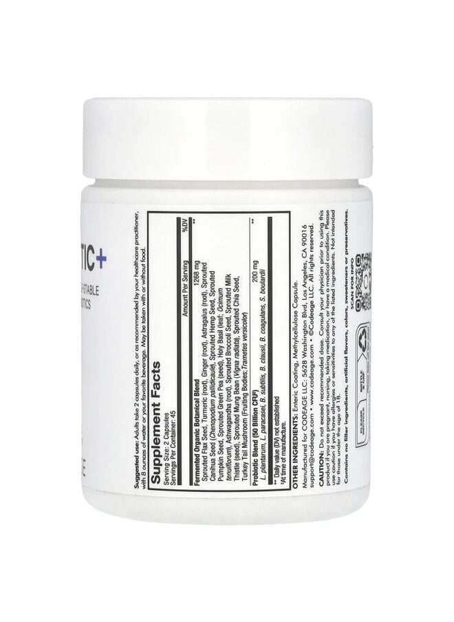 Codeage SBO Probiotic+, 50 Billion CFU, 90 Capsules  - Image 2