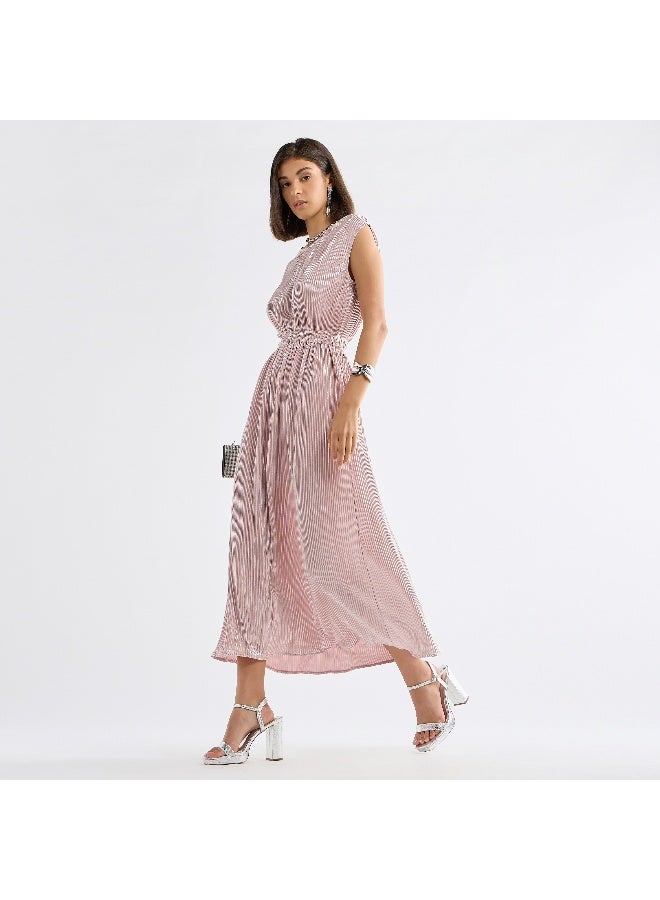 Splash FAV Plissé A-Line Dress  - Image 3