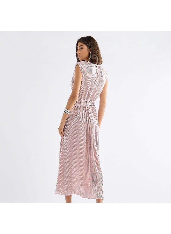 Splash FAV Plissé A-Line Dress  - Image 4