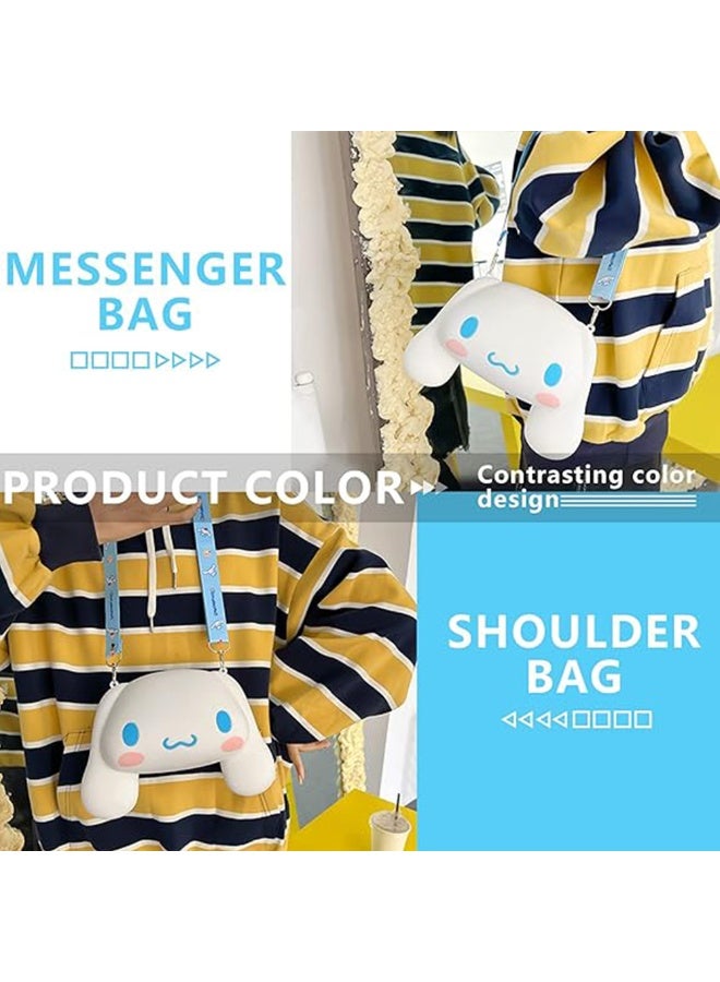 إيلوفهابرتي حقيبة سيكامورول سيليكون حقيبة كاواي سيكامورول كروس بودي حقيبة كتف لطيفة، حقيبة عملات معدنية، محفظة أنيمي، هدية عيد ميلاد للفتيات هدية جميلة للفتيات - Image 5