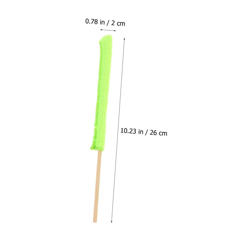 Green 12 Pack Long Neck Bottle Brushes Glass Cup Cleaning Sticks Microfiber Household Tools - Image 5