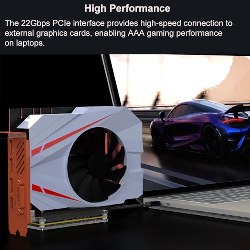 OwlTree مُرَكِّب eGPU DOCK PCIE 3.0 x16 بسرعة 22Gbps، كابل Thunderbolt 4، متوافق مع بطاقة الرسومات الخارجية NVIDIA AMD لأجهزة الكمبيوتر المحمولة التي تعمل بنظام Windows، وحدة التحكم التي تتميز بمنفذ Thunderbolt 3/4 USB 4، مدعومة بواسطة PD/8PinCPU/Molex/DC5521 - Image 4