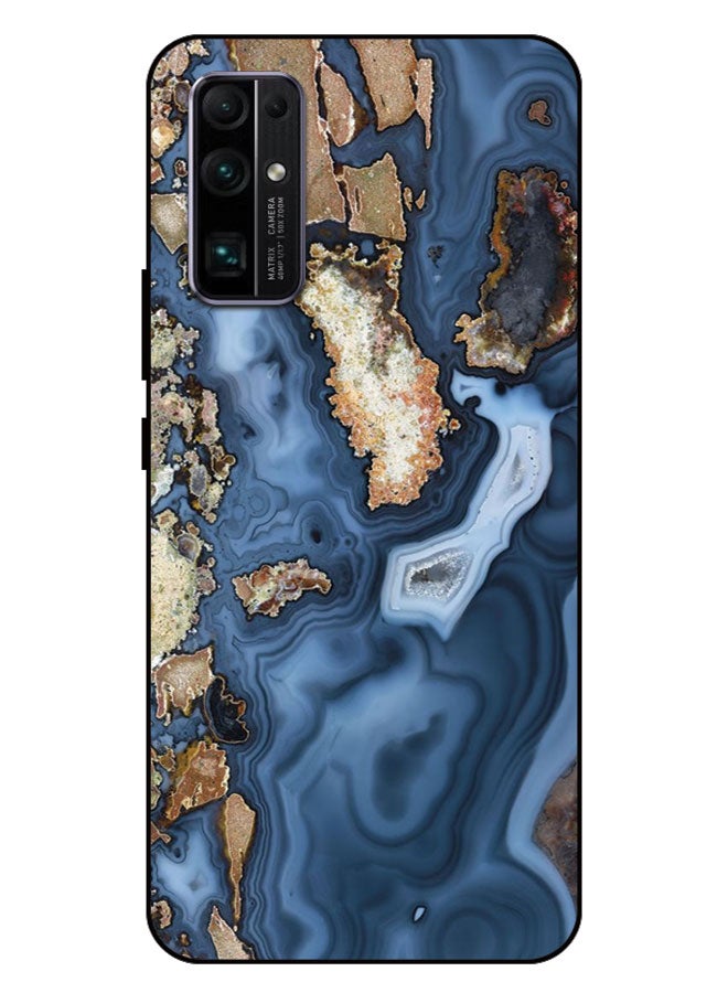 EYE CATCH Printed Protective Case Cover For Honor 30 -  Blue Textures - Image 1