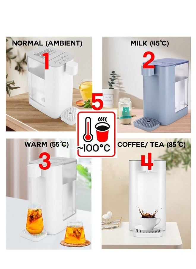 Arabest Thermal Water Carafe,ABS Insulated Water Carafes for Keeping Hot, Household Office Upright Automatic Water Dispenser Tea Bar Machine White  - Image 5