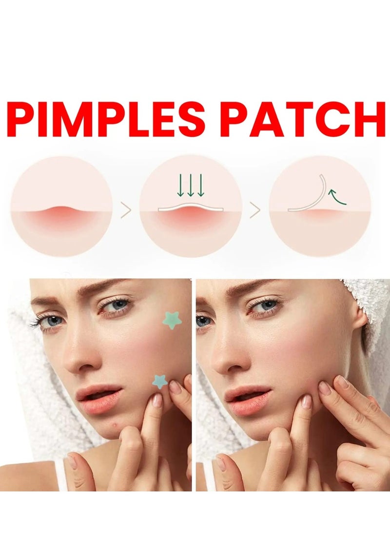 200 Pcs Pimple Patches Hydrocolloid Non Drying Acne Patches for Face Colorful Cloud Pimple Spot Sticker with Hyaluronic Acid Tea Tree Oil and Centella Oil Pimple Patches for Covering Blemishes and Zits