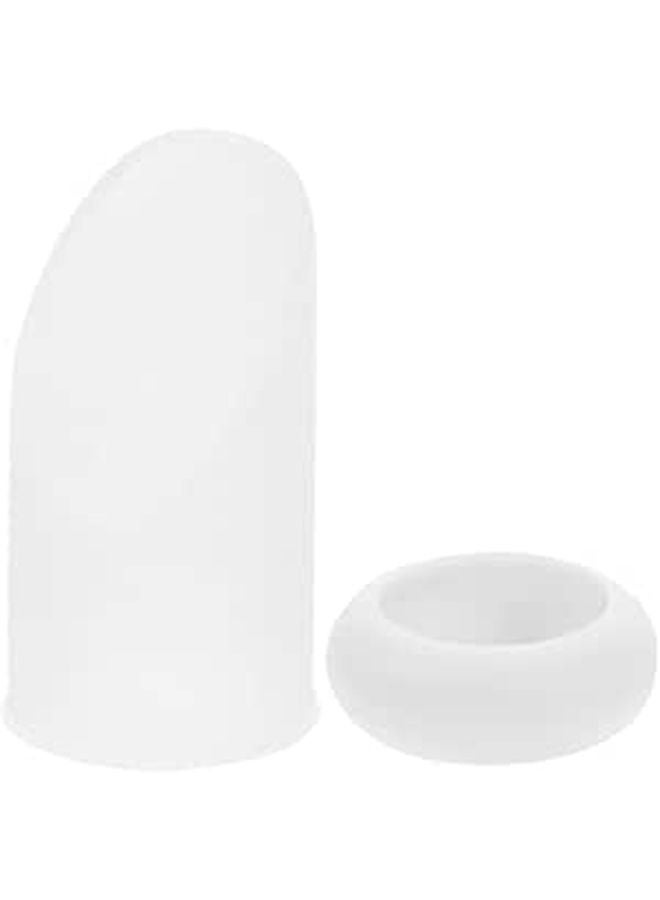 Glass Teapot Spout Cover Set Of 2 Silicone Drip Protector Caps For Coffee Pot - Image 1