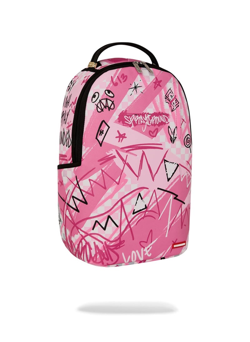 SPRAYGROUND حقيبة ظهر سبراي غراوند بتصميم دخان وردي - Image 2