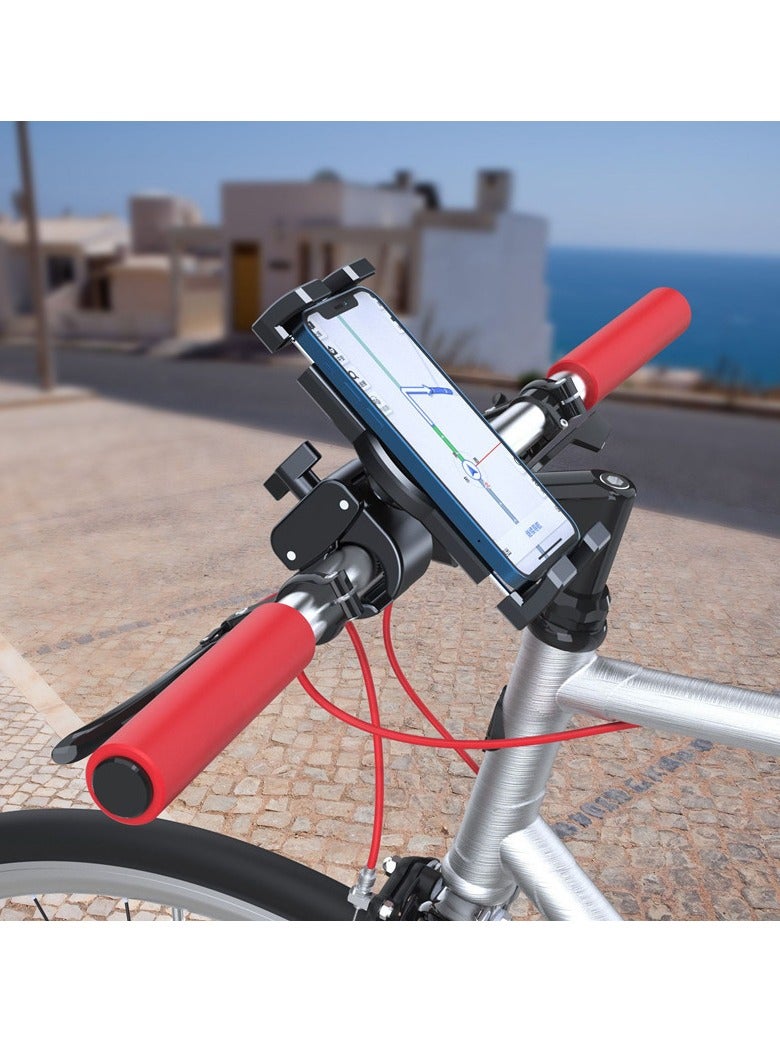 Mobile phone shockproof bicycle electric vehicle motorcycle mobile phone navigation bracket rider navigation car bicycle bracket - Image 5