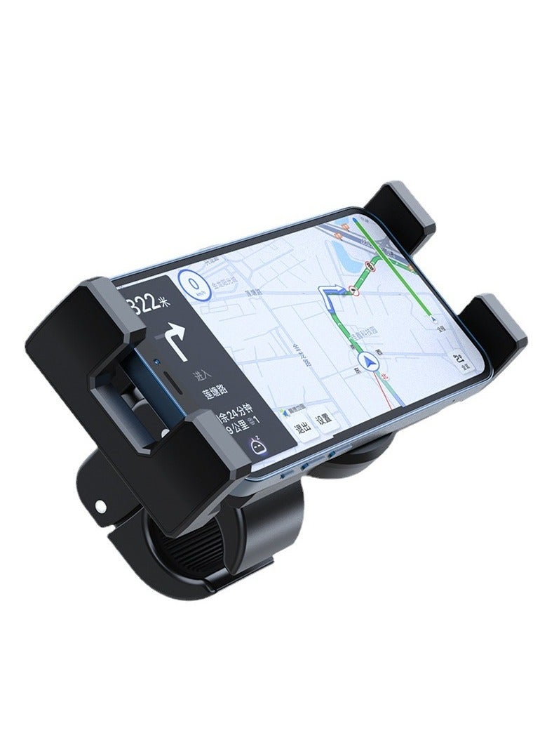 Mobile phone shockproof bicycle electric vehicle motorcycle mobile phone navigation bracket rider navigation car bicycle bracket - Image 3