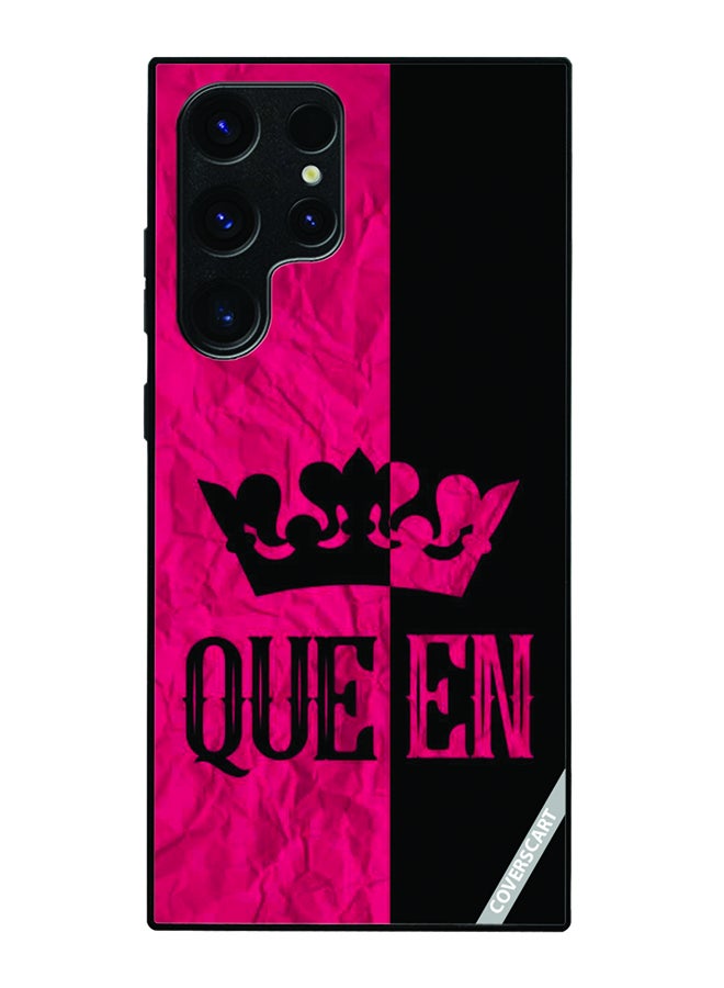 COVERSCART Protective Case Cover For Samsung Galaxy S25 Ultra Queen Design Pink