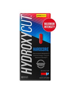 Hydroxycut Weight Loss Pills for Women & Men | Hydroxycut Hardcore | Weight Loss Supplement Pills | Energy Pills to Lose Weight | Metabolism Booster for Weight Loss | Weightloss & Energy Supplements | 60 Pills  - Image 1