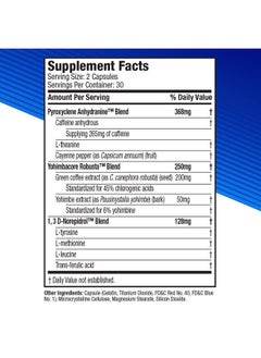 Hydroxycut Weight Loss Pills for Women & Men | Hydroxycut Hardcore | Weight Loss Supplement Pills | Energy Pills to Lose Weight | Metabolism Booster for Weight Loss | Weightloss & Energy Supplements | 60 Pills  - Image 5