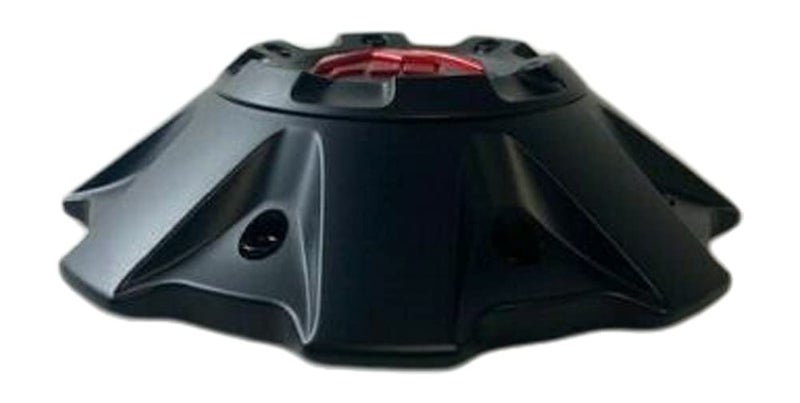 Fuel Offroad Fuel Off-Road 1001-63MBQ Matte Black with Red Logo Wheel Center Cap - Image 2