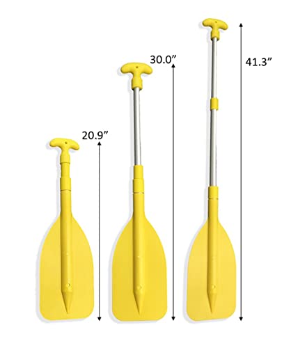 Pactrade Marine 2 of Marine Kayak Canoe Raft Jet Ski Yellow Telescopic Aluminum Oar Paddle - Image 3