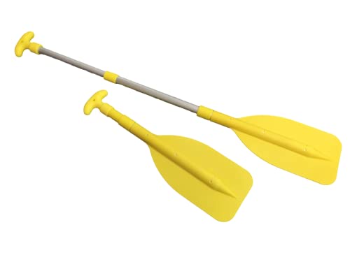 Pactrade Marine 2 of Marine Kayak Canoe Raft Jet Ski Yellow Telescopic Aluminum Oar Paddle - Image 4