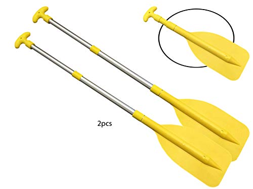 Pactrade Marine 2 of Marine Kayak Canoe Raft Jet Ski Yellow Telescopic Aluminum Oar Paddle - Image 5