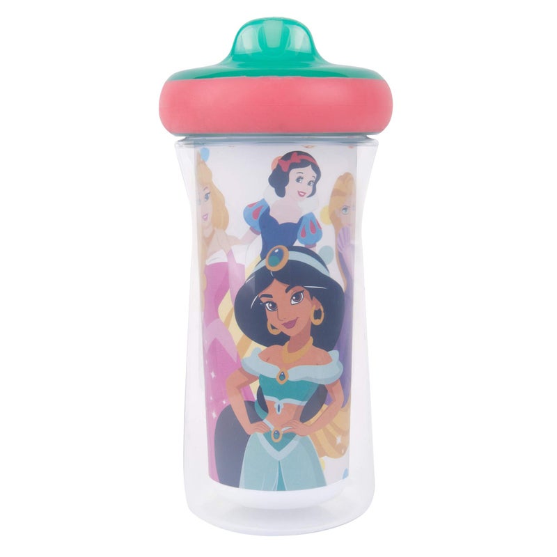 The First Years Disney Princess Kids Insulated Sippy Cups - Dishwasher Safe Spill Proof Toddler Cups - Ages 12 Months and Up - 9 Ounces - 2 Count - Image 2