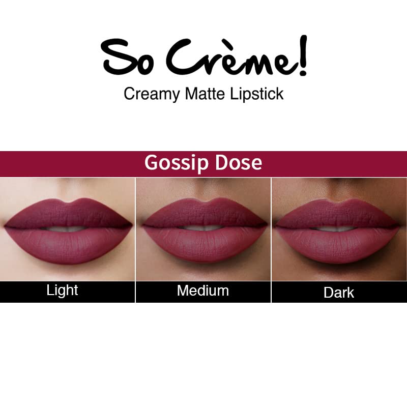 Nykaa So Creme Creamy Matte Lipstick Gossip Dose - Image 4