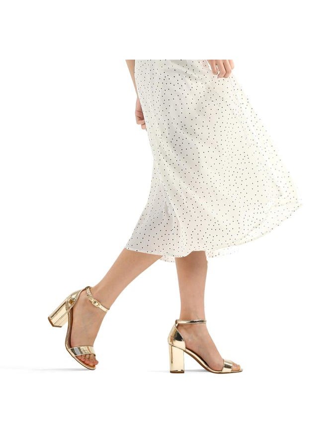 COASIS Women's Chunky Block Heels Open Toe Ankle Strap 3.5 Inch Heeled Sandals - Image 4