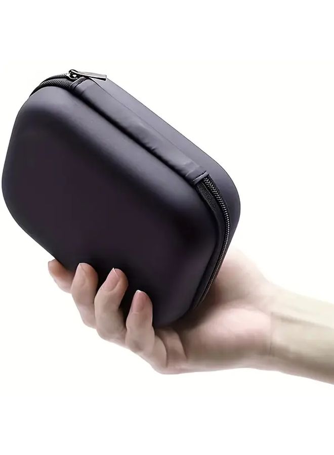 Heavy Duty Card Storage Box Black Holds 200 Cards for Travel Games - Image 1
