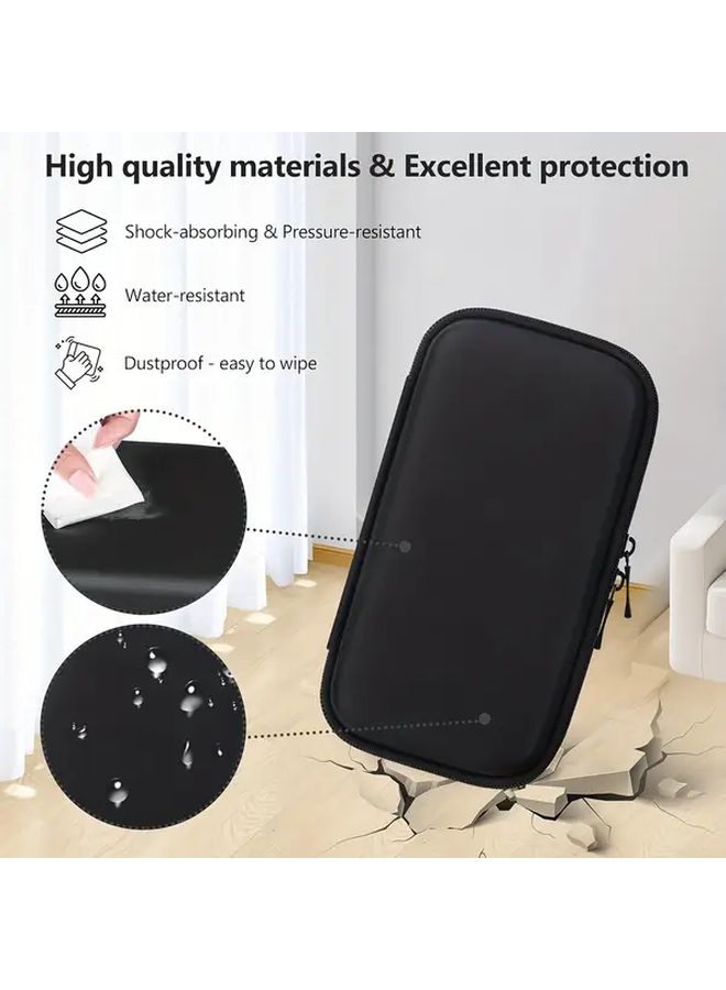 Heavy Duty Card Storage Box Black Holds 200 Cards for Travel Games - Image 5