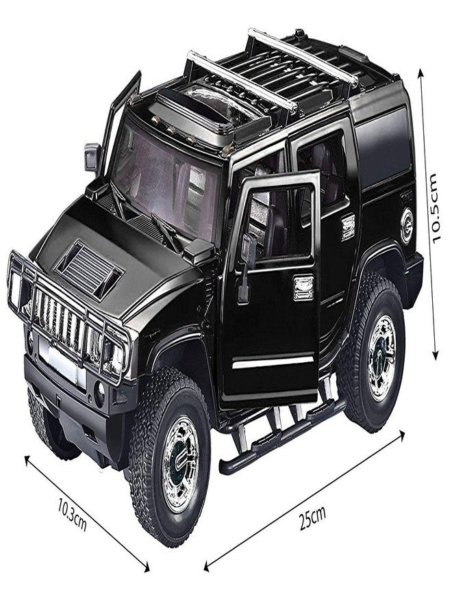 Magicwand 1:16 Scale R/C H2 Humvee with Openable Doors with Glowing Headlights【3 Yrs & Up】【Pack of 1】【Black】 - Image 4