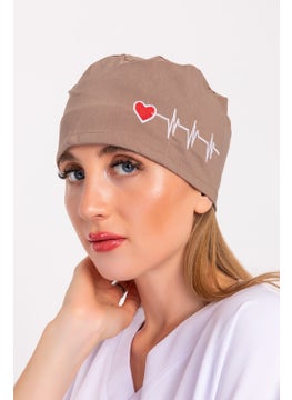 Nur Medikal Giyim Nur Medical Clothing Mink Heart Rhythm Doctor Nurse Hospital Medical Surgical Cap B173  - Image 1